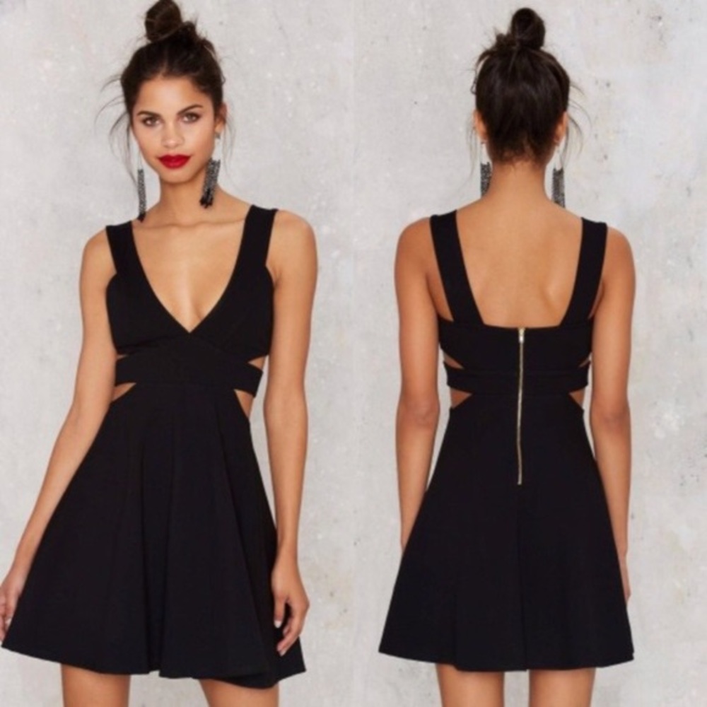 Nasty Gal Uptown Hana Cutout Mini Dress